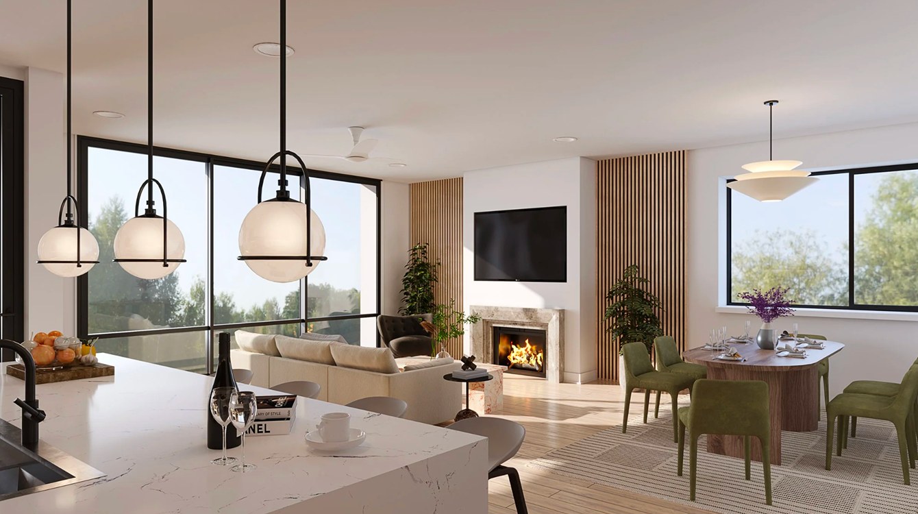 Limestone surround (rendering)