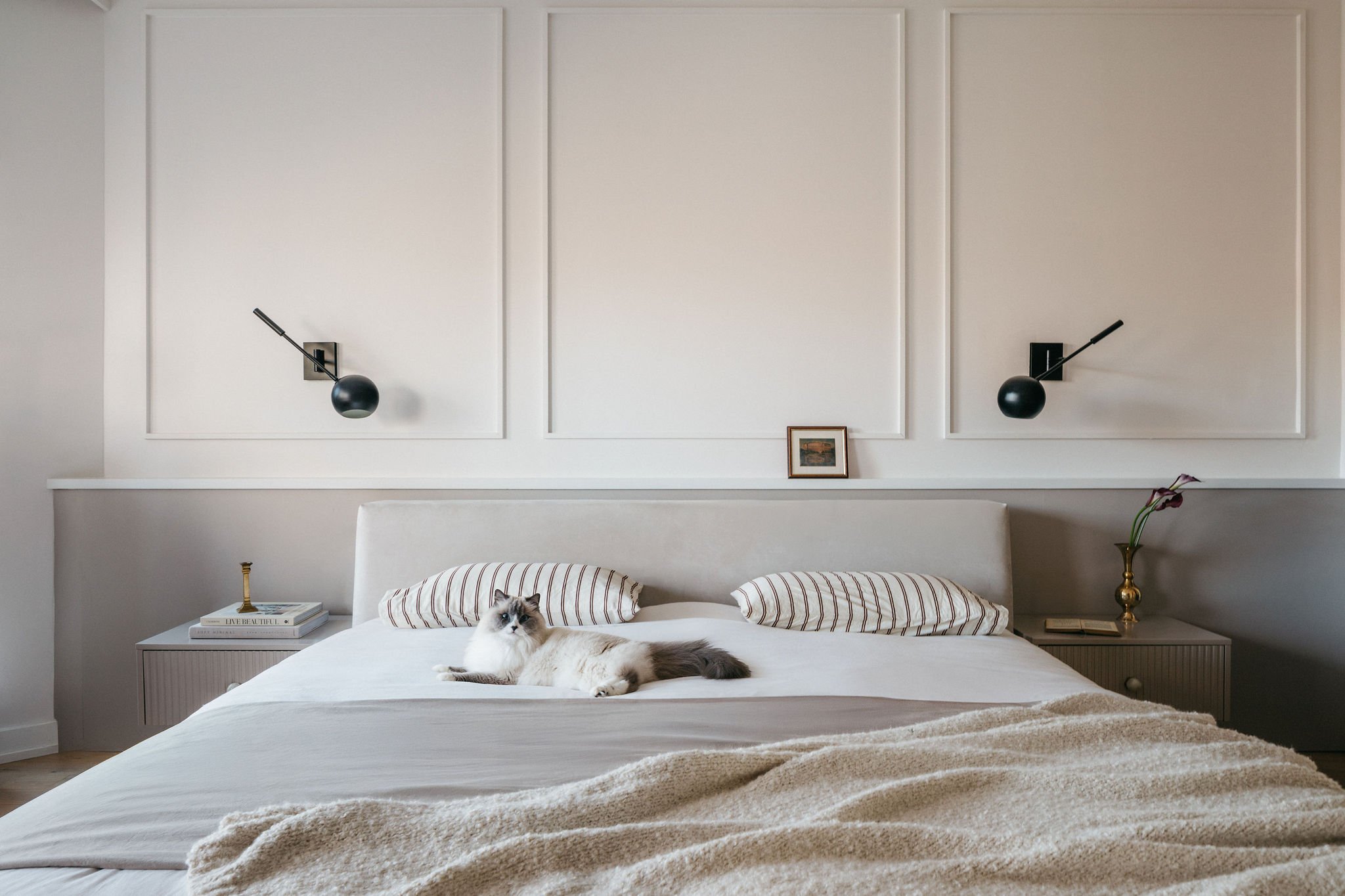 Swing-arm sconces